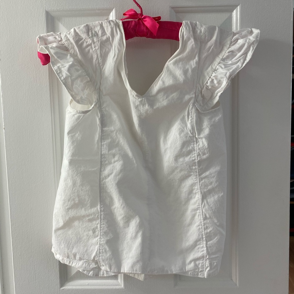 Zara white top!🕊